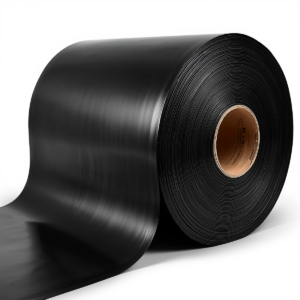 Black High-Density Polyethylene Tarpaulin Roll